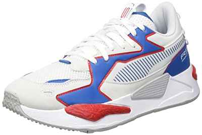 PUMA RS-Z Outline, Zapatillas, Unisex adulto, Puma White-Vallarta Blue-High Risk Red, 44 EU