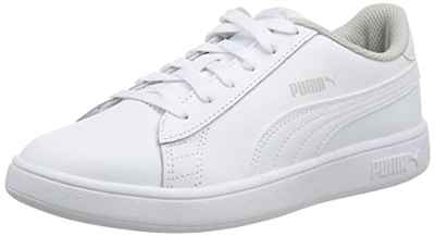 Puma Smash v2 L PS, Zapatillas Unisex niños, Blanco (Puma White/Puma White), 31 EU