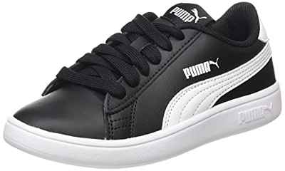 Puma Smash v2 L PS, Zapatillas Unisex niños, Negro (Puma Black/Puma White), 33 EU