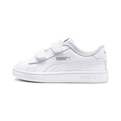 PUMA Smash V2 L V Inf, Zapatillas Unisex niños, Blanco White White, 22 EU