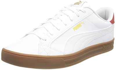 PUMA Smash Vulc V3 LO, Zapatillas Unisex Adulto, Aceite de Chile Blanco, 40 EU