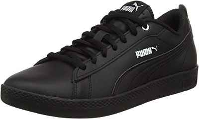 PUMA Smash WNS V2 L, Zapatillas para Mujer, Negro Black Black, 37 EU