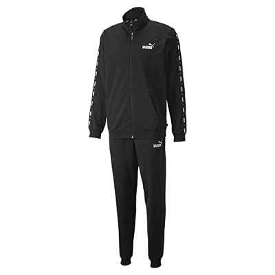 PUMA Tape Poly Suit Cl Chándal, Hombre, Negro Black, S