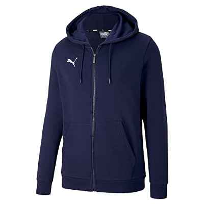 PUMA teamGOAL 23 Casuals Hooded Jacket Sudadera, Hombre, Peacoat, L