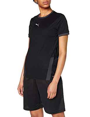 PUMA Teamgoal 23 Jersey W Camiseta, Mujer, Black-Asphalt, S