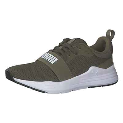 PUMA Wired Run JR, Zapatillas, Burnt Olive White, 36 EU