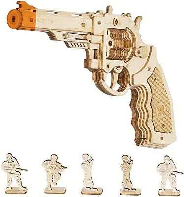 Puzzle de madera pistola 3D