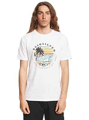 Quiksilver Camiseta Hombre Blanco M