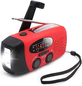 Radio manivela carga solar solo 8.2€