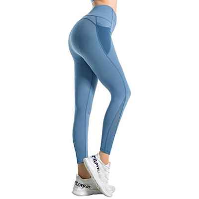 RaMokey El Nuevo Leggings Mujer Mallas de Deporte de Mujer Cintura Alta con Bolsillos Pantalon Deportivo para Running Training Estiramiento Yoga y Pilates