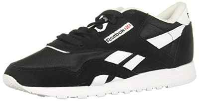 Reebok Classic Nylon, Sneaker Mujer, Black/Black/White, 38 EU