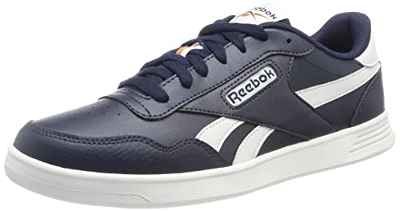 Reebok Court Advance, Zapatillas Deportivas Unisex Adulto, VECNAV/Chalk/BURORA, 47 EU