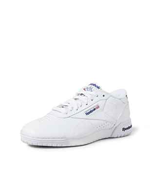 Reebok Exofit Lo Clean Logo, Sneaker Hombre, Blanco (INT-White/Royal Blue/Royal Blue), 47 EU