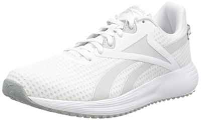 Reebok Lite Plus 3, Zapatillas Mujer, FTWR White/Silver Met./Pure Grey 3, 37.5 EU