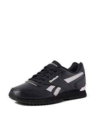 Reebok Mujer Mujer Royal Glide Ripple Clip, Zapatillas de Deporte , Core Black Quartz Met Frost Berry, 36 EU