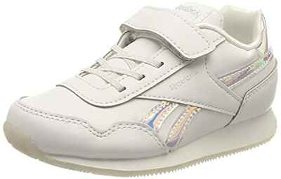 Reebok Niñas Reebok Royal Cljog 3.0 1v Zapatillas de Deporte,Cloud White Cloud White Silver Metallic,31.5 EU