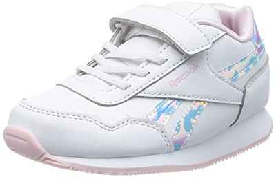 Reebok Royal Classic Jogger 3, Zapatillas Bebé-Niñas, Footwear White/Footwear White/Pixel Pink, 26 EU