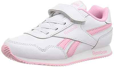 Reebok Royal Cljog 3.0 1V, Zapatillas de Deporte, White/Light Pink/White, 33 EU