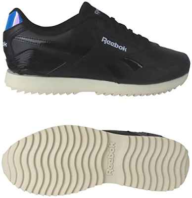 Reebok Royal Glide Ripple Clip 2, Zapatillas Hombre, Core Black/Classic White/Lucid Lilac, 40 EU