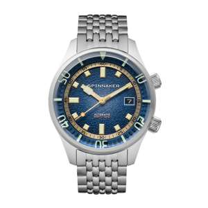 Reloj Automático Spinnaker Bradner azul 42mm