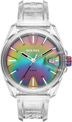 Reloj Diesel MS9 de tres manecillas para hombre, de acero inoxidable