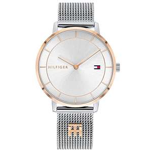 Reloj TOMMY HILFIGER Analógico de Cuarzo - for Women with Stainless Steel Mesh Bracelet