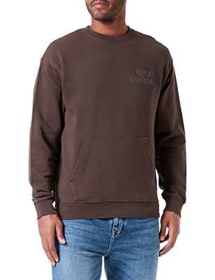 REPLAY M6264 Sudadera, 416 Dark Coffee, S para Hombre