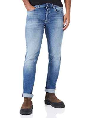REPLAY Willbi Jeans, 009 Azul Medio, 33W x 32L para Hombre