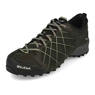 Salewa MS Wildfire Zapatos de Senderismo, Black Olive/Siberia, 41 EU