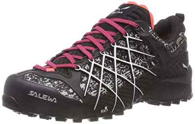 Salewa WS Wildfire Gore-Tex, Botas De Trekking Mujer, Black/White, 42 EU