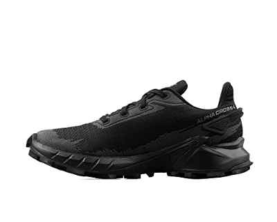 Salomon Alphacross 4 Gore-Tex Zapatillas de Trail Running para Mujer, Agarre potente, Impermeable, Comodidad duradera, Black, 38