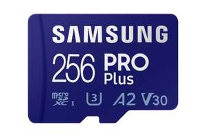 Samsung 256GB PRO Plus MicroSDXC 120MB/s +Adapter