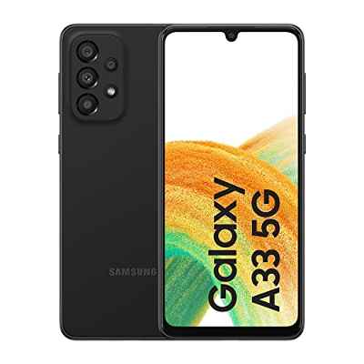 Samsung Galaxy A33 5G - Teléfono móvil, Smartphone Android, 128 GB, Color Negro (Versión Española)