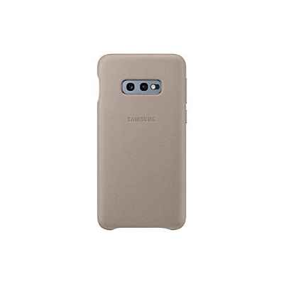 Samsung Leather Cover, funda oficial para Samsung Galaxy 10e, color gris