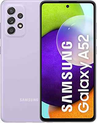 Samsung Smartphone Galaxy A52 con Pantalla Infinity-O FHD+ de 6,5 Pulgadas, 6 GB de RAM y 128 GB de Memoria Interna Ampliable, Batería de 4500 mAh y Carga Superrápida Negro (ES Versión)