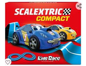 Scalextric - Circuito COMPACT - Pista de Carreras Completa - 2 coches y 2 mandos 1:43 (Kids Race)