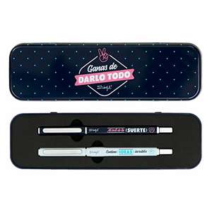 Set De 2 Bolis + Estuche Para Anotar Ideas Que No Veas - Mr. Wonderful