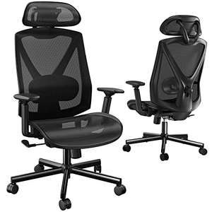 Silla de Escritorio con Soporte Lumbar Ajustable