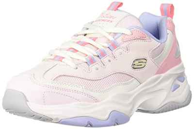 Skechers D'Lites 4.0 Fresh Diva, Sneakers Mujer, Mauve/Purple/White, 37 EU