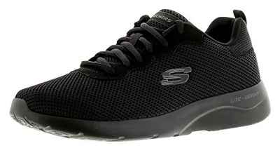 Skechers Dynamight 2.0-Rayhill, Zapatillas Hombre, Negro (BBK Black Mesh/PU/Trim), 43 EU