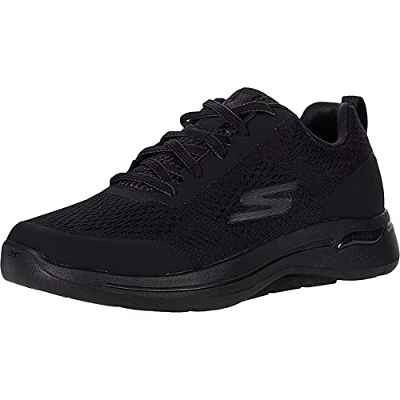 Skechers Go Walk Arch Fit Idyllic, Zapatillas Hombre, Black, 41 EU