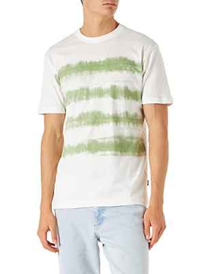 Springfield Camiseta Manga Corta Tie Dye, Marfil, M para Hombre