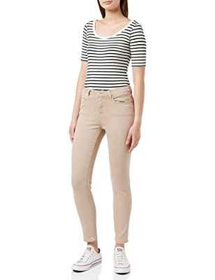 Springfield Jeans Sarga Color Lavado Pantalones Vaqueros, Beige/Camel, 34 para Mujer