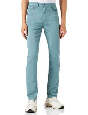 Springfield Pantalones 5 Bolsillos Light, Hombre, Turquesa/pato, 36W