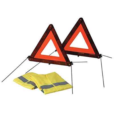 Sumex 2707125 - Kit Triángulos (2) Emergencia + (2) Chaleco En471