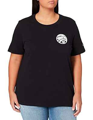 Superdry Black out tee Camiseta, Negro, XS para Mujer