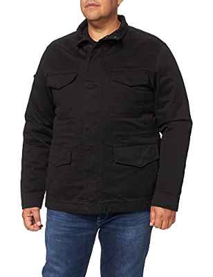 Superdry Studios M65-Chaqueta 3 en 1 Chaqueta, Negro, M para Hombre