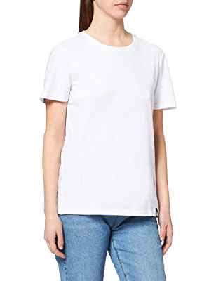 Superdry Train Core Short Sleeve tee Camiseta, Óptica, M para Mujer