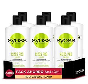 Syoss Rizos Pro Acondicionador para cabello rizado y ondulado (6 x 440 ml)