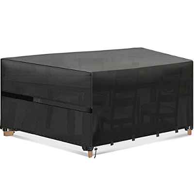 SZHTFX Funda Mesa Jardin Impermeable, 420D Oxford Funda Sofa Jardín Exterior Anti-UV para Juego de Muebles de Jardín Funda Exterior Impermeable Sofa